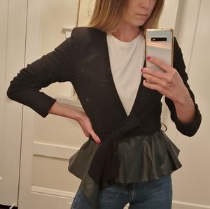 Black Peplum Blazer